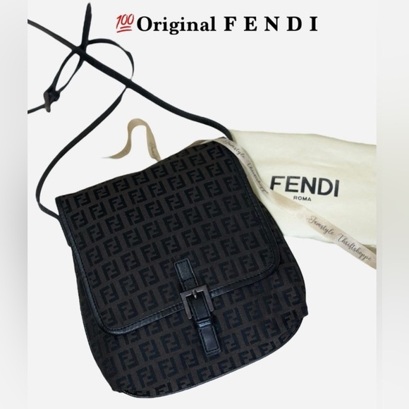 Fendi Zucchino Crossbody Bag EUC! - Picture 1 of 10